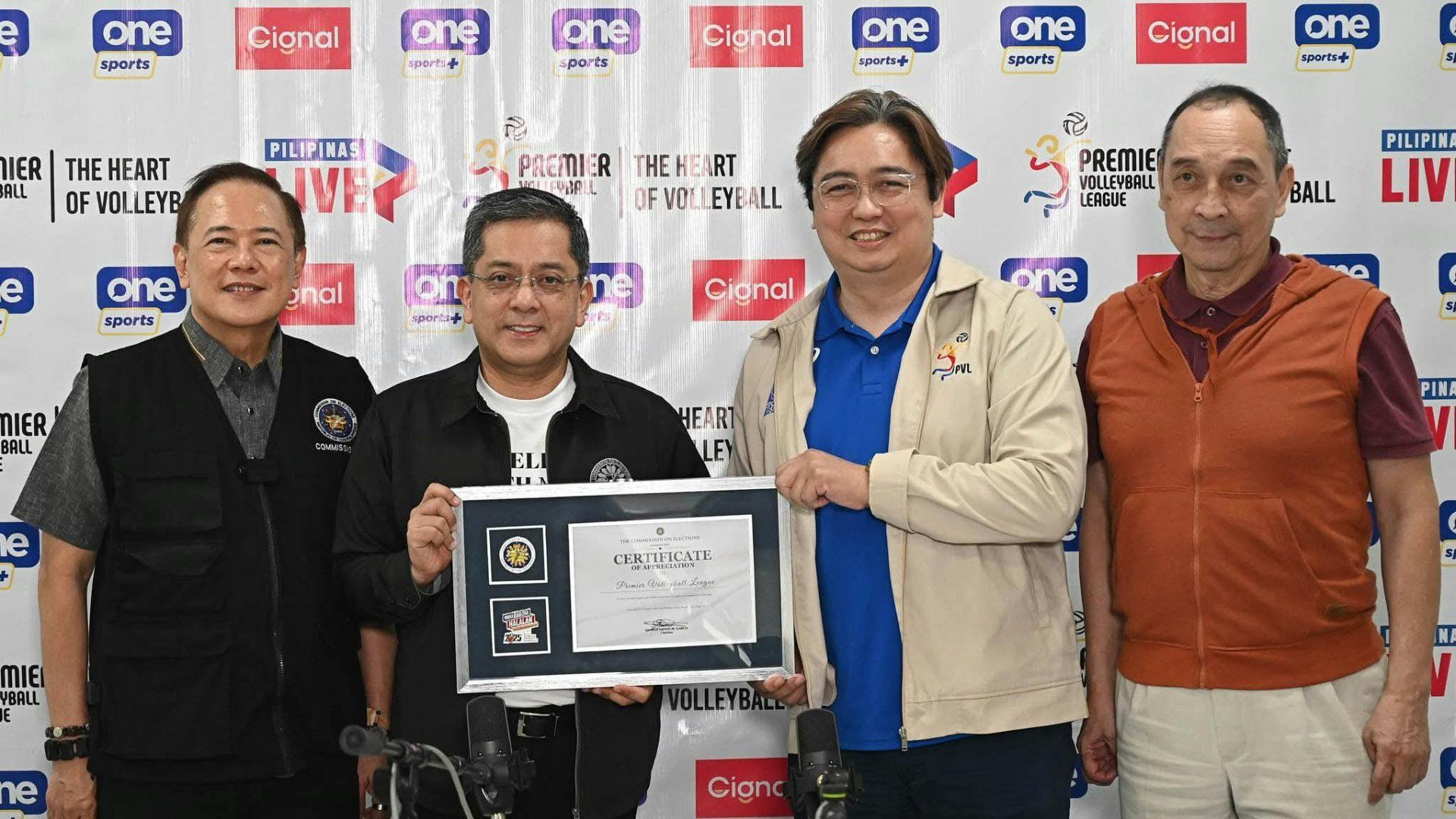 PVL teams up with Comelec to bring voter registration closer to fans during quarterfinals